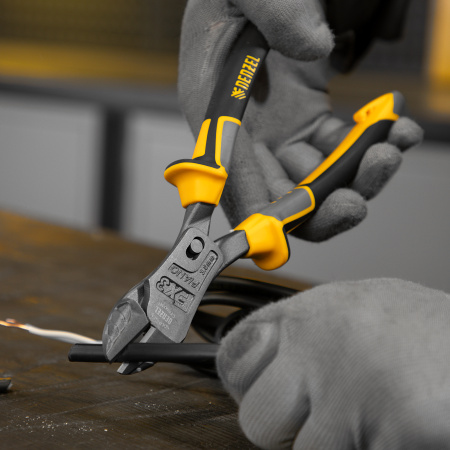 Бокорезы 215 мм, усиленные, трехкомпонентные рукоятки Denzel