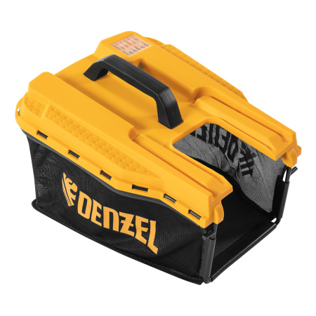 Газонокосилка электрическая GM-1200, 1200 Вт, ширина 32 см, 3 уровня, травосборник 25 л. Denzel цена