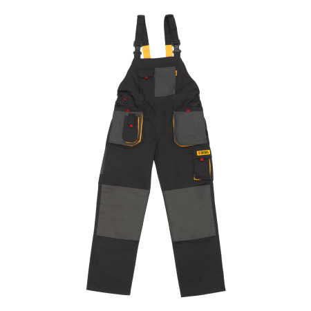 Полукомбинезон профессиональный рабочий, 65% полиэстер 35% хлопок, M Denzel