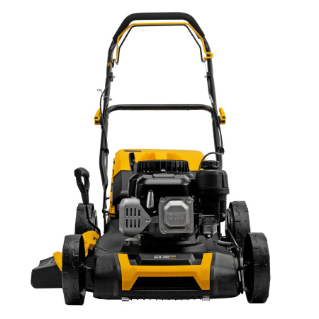 Газонокосилка бензиновая GLR-460SP-ZS, 149 см3, ширина 46 см, привод, травосборник 65 л Denzel цена