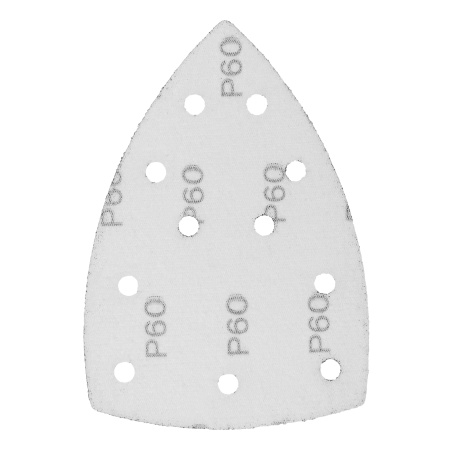Треугольник абразивный на ворc. подложке под "липучку", перф., P 60, 150х150х100 мм, 5 шт. Denzel
