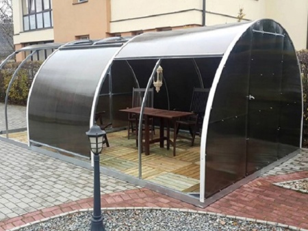 Поликарбонат сотовый 8 мм 2.1х12 м цвет коричневый