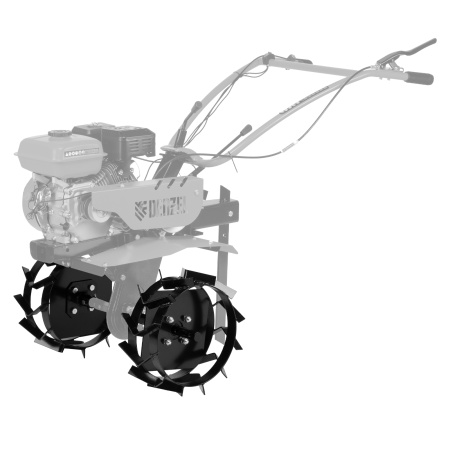 Грунтозацепы 380/160 мм, посадка круг 30 мм, комплект 2 шт Denzel
