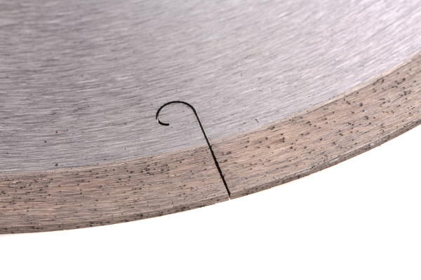 Диск алмазный, 230 х 22.2 мм, сплошной c лазерной перфорацией, мокрая резка Gross