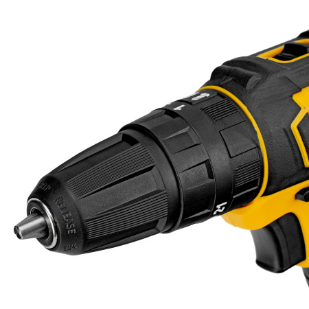 Дрель-шуруповерт аккумуляторная ударная CID-18-0, Li-Ion, 18 В Denzel