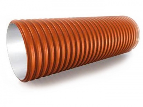 Труба гофрированная 315/368 SN8 ПОЛИТЭК без раструба (колодец)