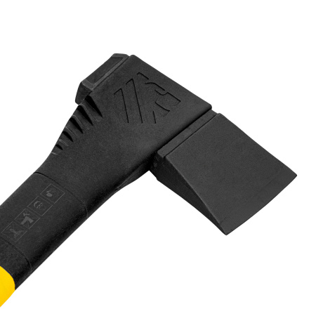 Топор-колун, F3, 640 гр, двухкомпонентная рукоятка, 320 мм// Denzel цена