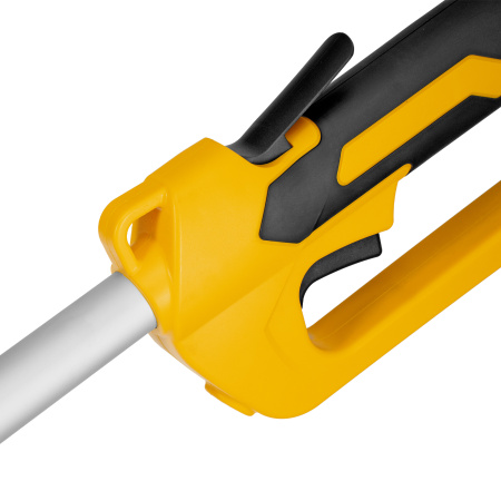 Триммер электрический TE-1220, 1200 Вт, 380 мм, катушка, диск, разборная штанга Denzel цена