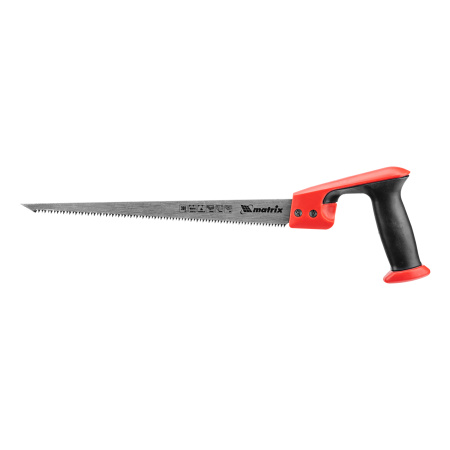 Ножовка по дереву выкружная, 300 мм, каленый зуб, двухкомпонентная рукоятка Matrix цена