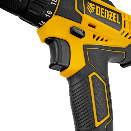 Дрель-шуруповерт аккумуляторная CDL-18-0, Li-Ion, 18 В Denzel