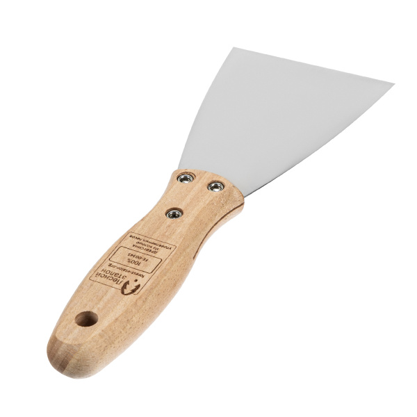 Шпательная лопатка из нержавеющей стали, 80 мм, буковая рукоятка, EFP Matrix цена