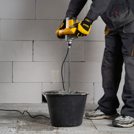 Миксер строительный EM-1-1200, 1200 Вт, 0-680 об/мин Denzel