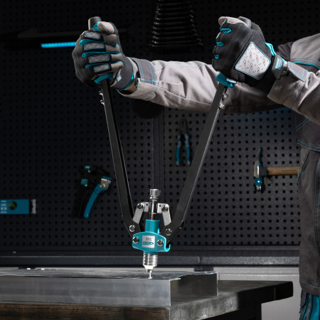 Заклепочник двуручный усиленный 520 мм, удлин.рукоятки, для заклепок 3.2-4.0-4.8-6-6,4 Gross цена