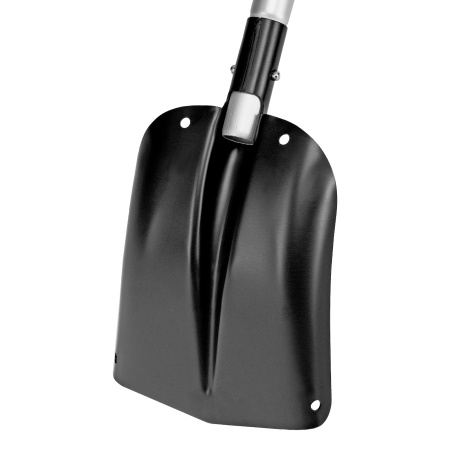 Лопата автомобильная, алюминиевая, 212х280х650-815 мм, телескопический черенок Denzel цена