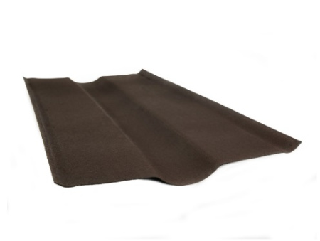 Ендова Ондулин цвет коричневый 0.36*1.0м