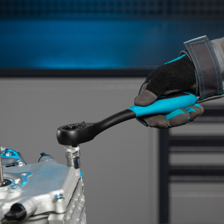 Ключ-трещотка 1/2", CrV, 72 зуба, с быстрым сбросом Gross