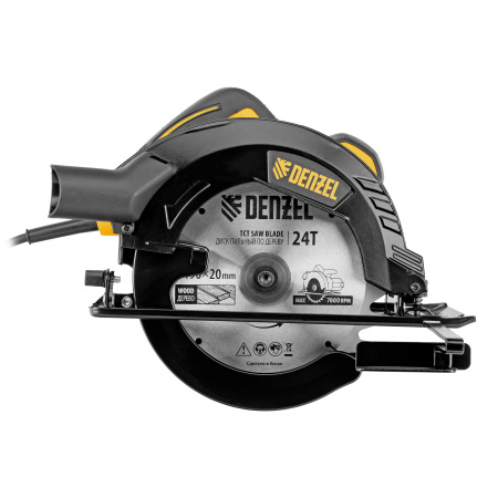 Пила циркулярная CSD-190, 1600 Вт, 190 мм Denzel