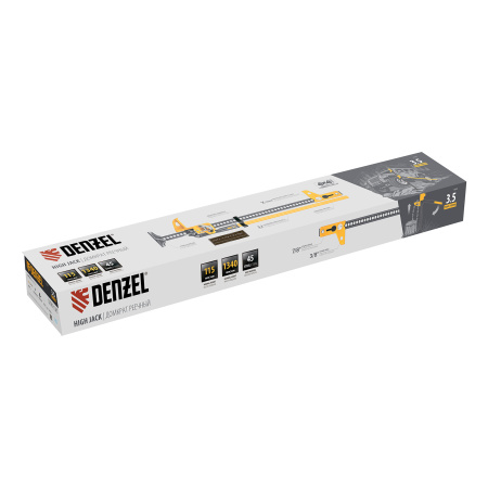 Домкрат реечный профессиональный, 3,5 т, 115-1340 мм, High Jack Denzel цена