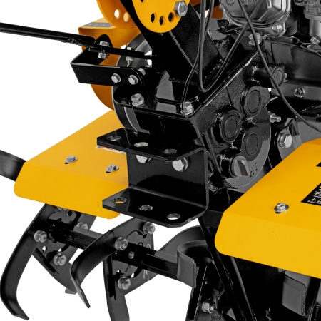 Мотоблок DPT-270SB, 7 л.с., ремен.сцеп, фрез 3х4, ШОМ, без колес, передачи 2В/1Н Denzel