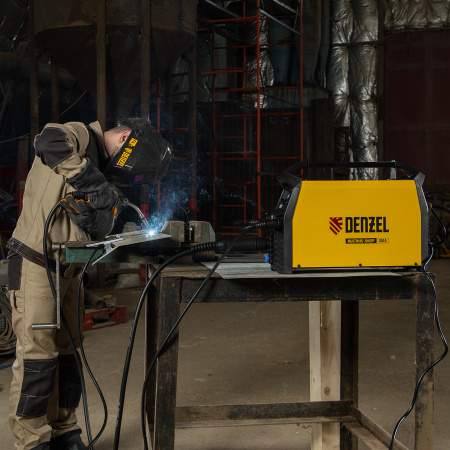 Аппарат инвертор. полуавтомат. сварки MultiMIG-200DP Synergy Double Pulse, 200 А, ПВ 80% Denzel