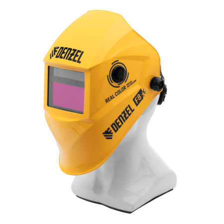 Щиток защитный лицевой (маска сварщика) F8, см. окно 100х50, Real Color, DIN4/5-8/9-13// Denzel цена