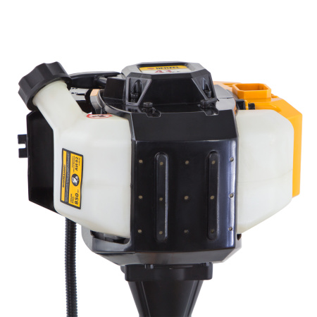 Триммер бензиновый DR-43, 43 см3, неразъемная штанга, состоит из 2 частей Denzel цена