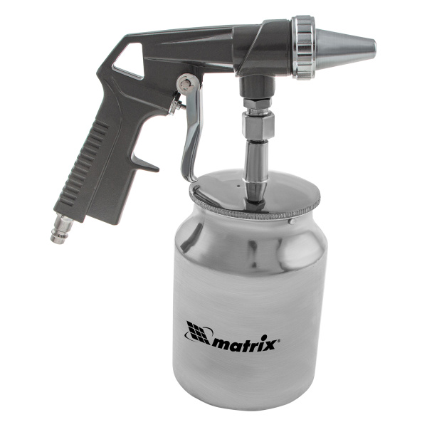 Пистолет пескоструйный с нижним бачком, пневматический Matrix цена