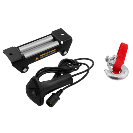 Лебедка автомобильная электрическая LB-2200, 2.2 т, 3.3 кВт, 12 В Denzel цена