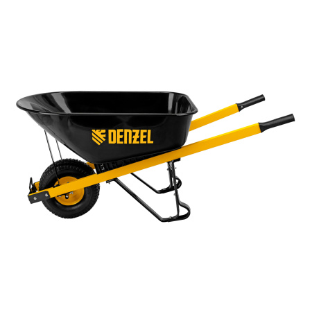 Тачка строительная, усиленная, объем 140 л, 230 кг, колесо 15х6.00-6 Denzel цена