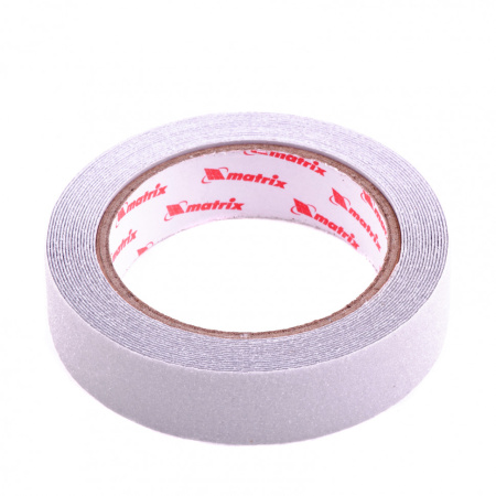 Лента клейкая противоскользящая, прозрачная 25 мм x 5 м Matrix цена