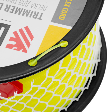 Леска для триммера звезда, 1,6мм х 552м, на DIN катушке FLEX CORD,  Denzel цена