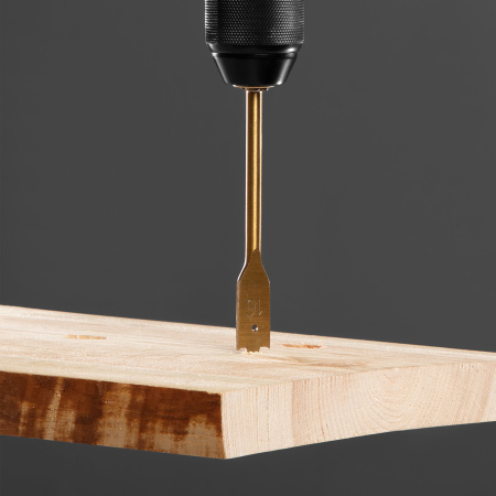 Набор сверл перовых по дереву, 10-12-14-16-18-20-22-25 мм, 8 шт, деревянный кейс Matrix