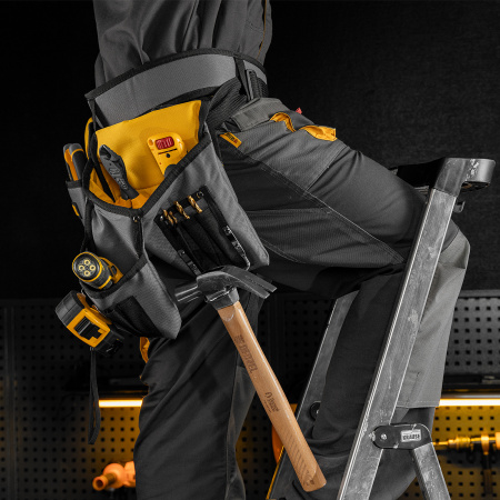 Пояс монтажника, сумки поясные, кобура для шуруповерта Denzel цена