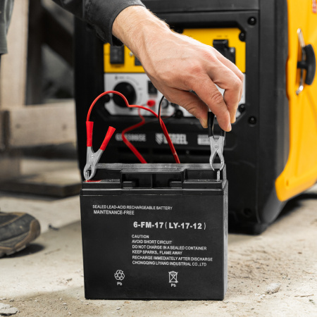 Генератор инверторный GS-5500iSE, 5,5 кВт, 230 В, закрытый корпус,электростартер Denzel