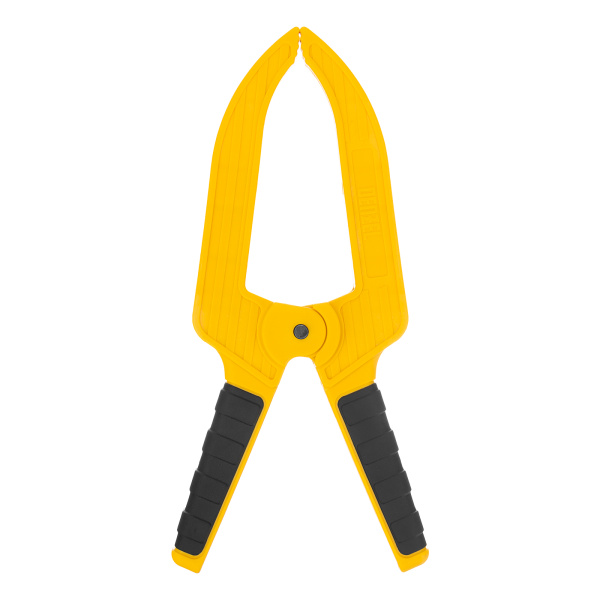 Струбцина клещеобразная, удлиненная 75 х 110 мм двухкомпонентные рукоятки Denzel цена