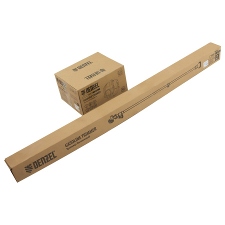 Триммер бензиновый DT 25, 25 см3, 1.3 л. с, неразъемная штанга, состоит из 2 частей Denzel цена