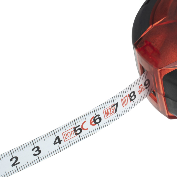 Рулетка геодезическая 20 м х 12,5 мм, закрытый корпус, стальная лента, односторонняя шкала, Pro Matrix цена