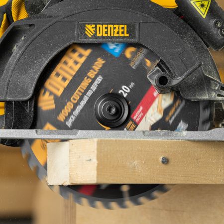 Пильный диск по дереву с гвоздями, ф185 х 20 мм, 40 зубов Denzel
