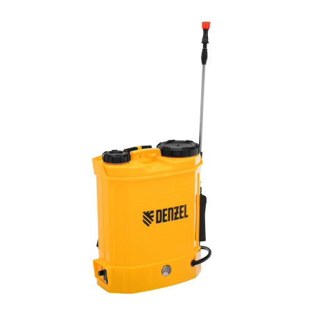 Опрыскиватель ранцевый аккумуляторный D-12LA, 12 л, 12 В, 8 Ач Denzel цена