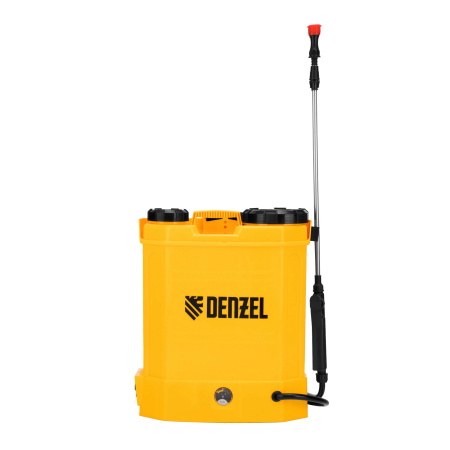 Опрыскиватель ранцевый аккумуляторный D-12LA, 12 л, 12 В, 8 Ач Denzel цена