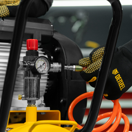 Компрессор воздушный рем. привод BCI 2100/50, 2,1 кВт, 50 литров, 400 л/мин Denzel