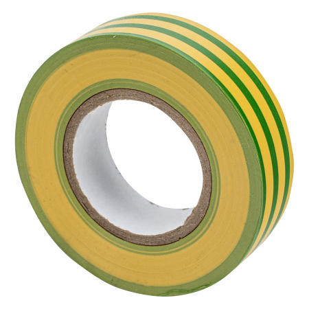 Изолента ПВХ, 19 мм х 20 м, желто-зеленая, 150 мкм Matrix цена