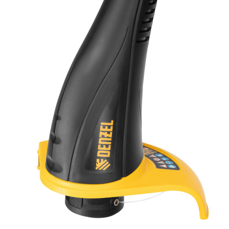 Триммер электрический TE-350, 350 Вт, 260 мм, катушка полуавтомат Denzel цена