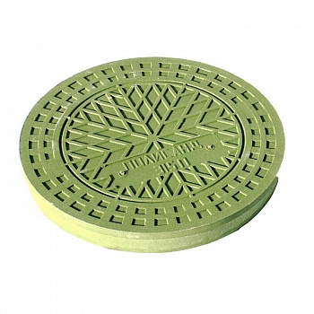 Люк крышка 300 П зеленая