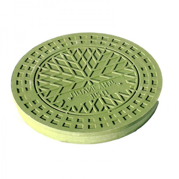 Люк крышка 300 П зеленая