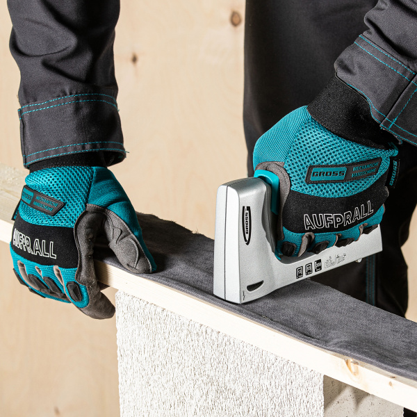 Степлер мебельный, алюминиевый корпус, тип скобы: 13, 53, 300, 6-10 мм Gross цена