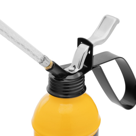 Масленка-нагнетатель, металлический корпус, 0,2 л, гибкий наконечник Denzel цена