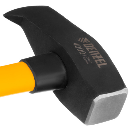 Колун-кувалда 4000 г, кованая, фибергласовая  рукоятка c TPR покрытием, 880 мм Denzel цена