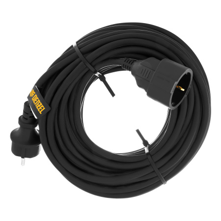 Удлинитель-шнур силовой Top Series, КГТТ, 20м, 1 розетка, 3 x 1,5 мм Denzel цена