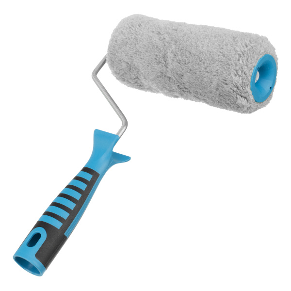 Валик для фасадных работ синтетический с двухкомпонентной ручкой, 180 мм, ворс 18 мм, D 48 мм, D ручки 6 мм, полиакрил Matrix цена